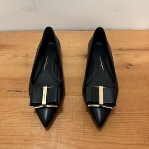 Salvatore Ferragamo Zeri Pointed-Toe Flats Size 6